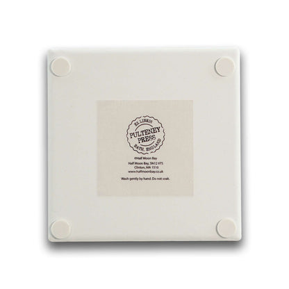 Ceramic Coaster A Book A Day Keeps Reality Away