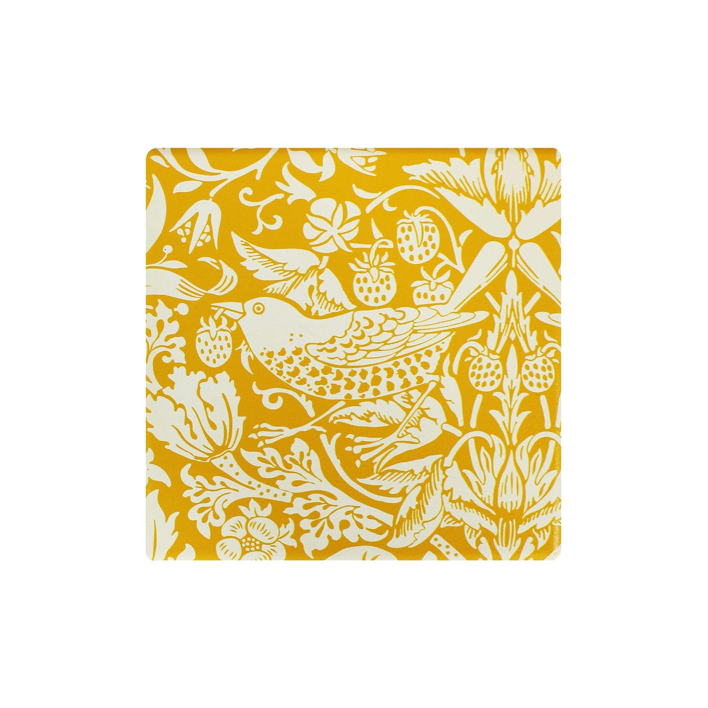 Set of 2 ACS William Morris Ceramic Coasters (Quince