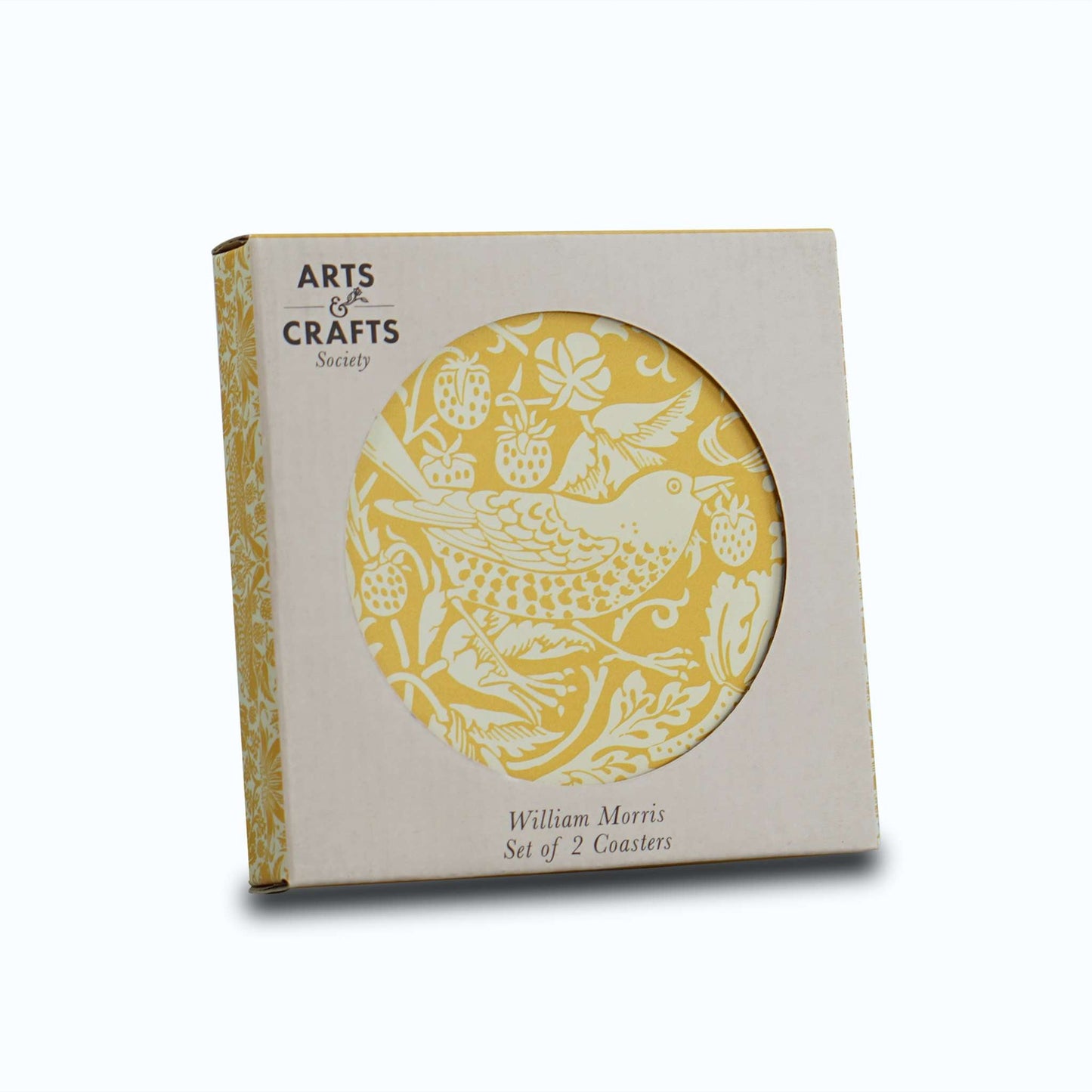 Set of 2 ACS William Morris Ceramic Coasters (Quince