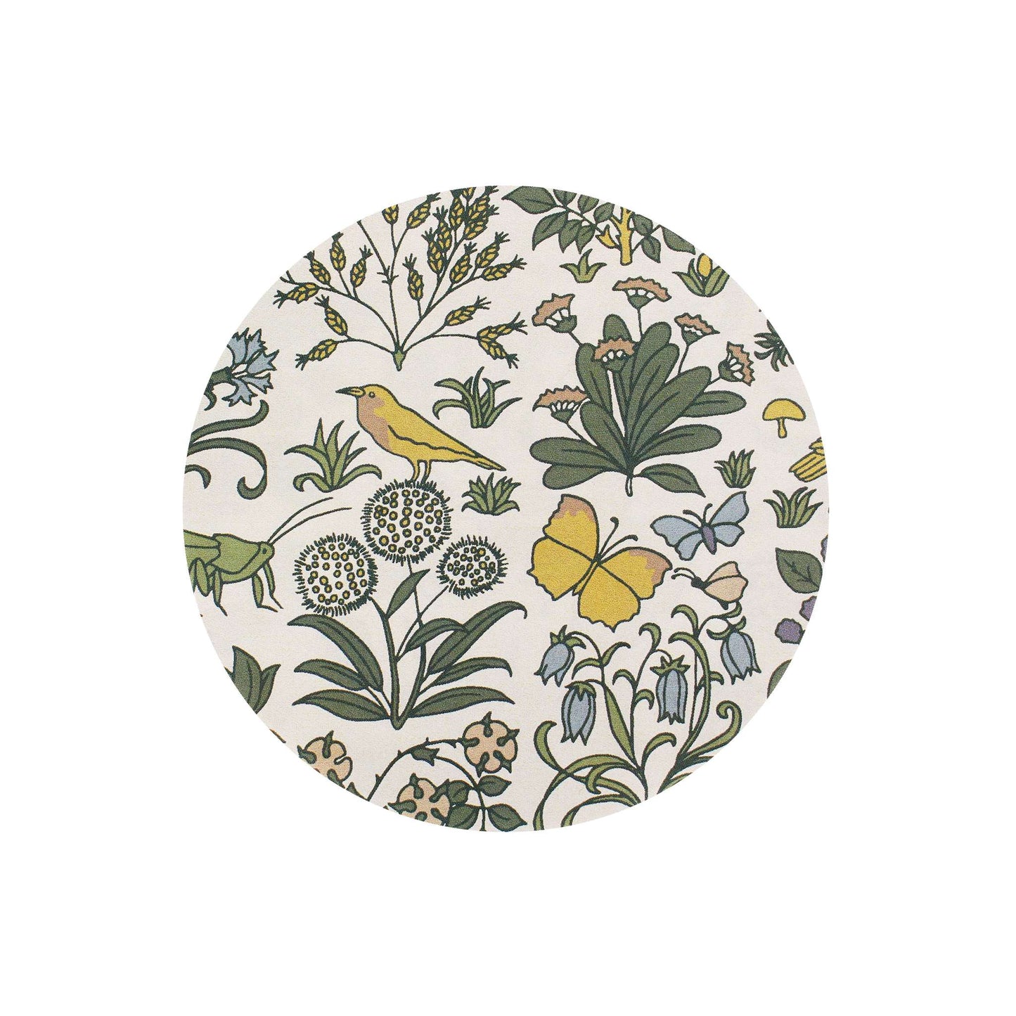 Dessous de Verre en Céramique Voysey Jardin Botanique Faune et Flore