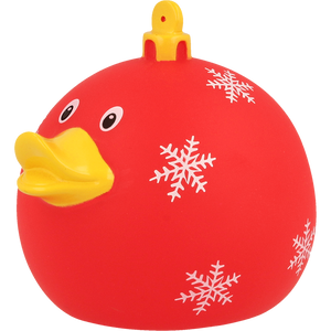 Weihnachtskugel mit roter Ente