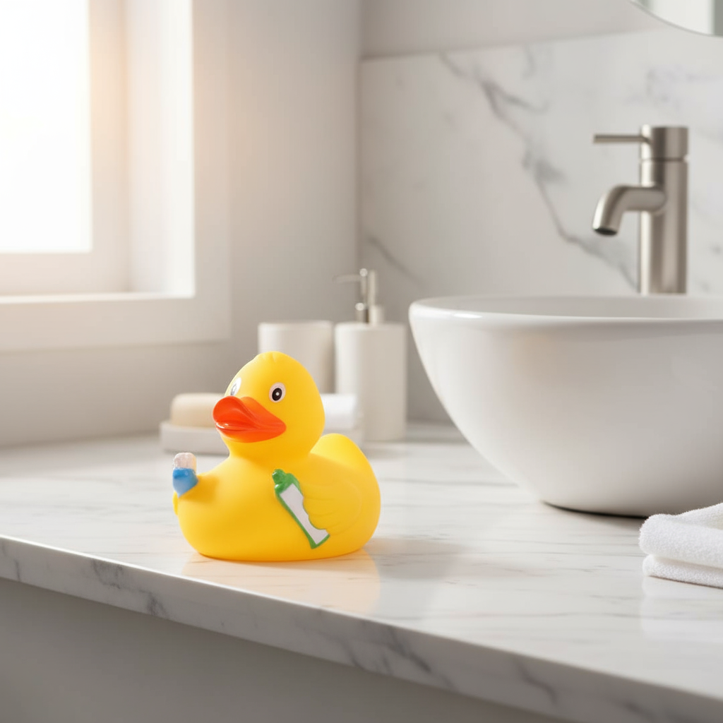 Toothbrush duck
