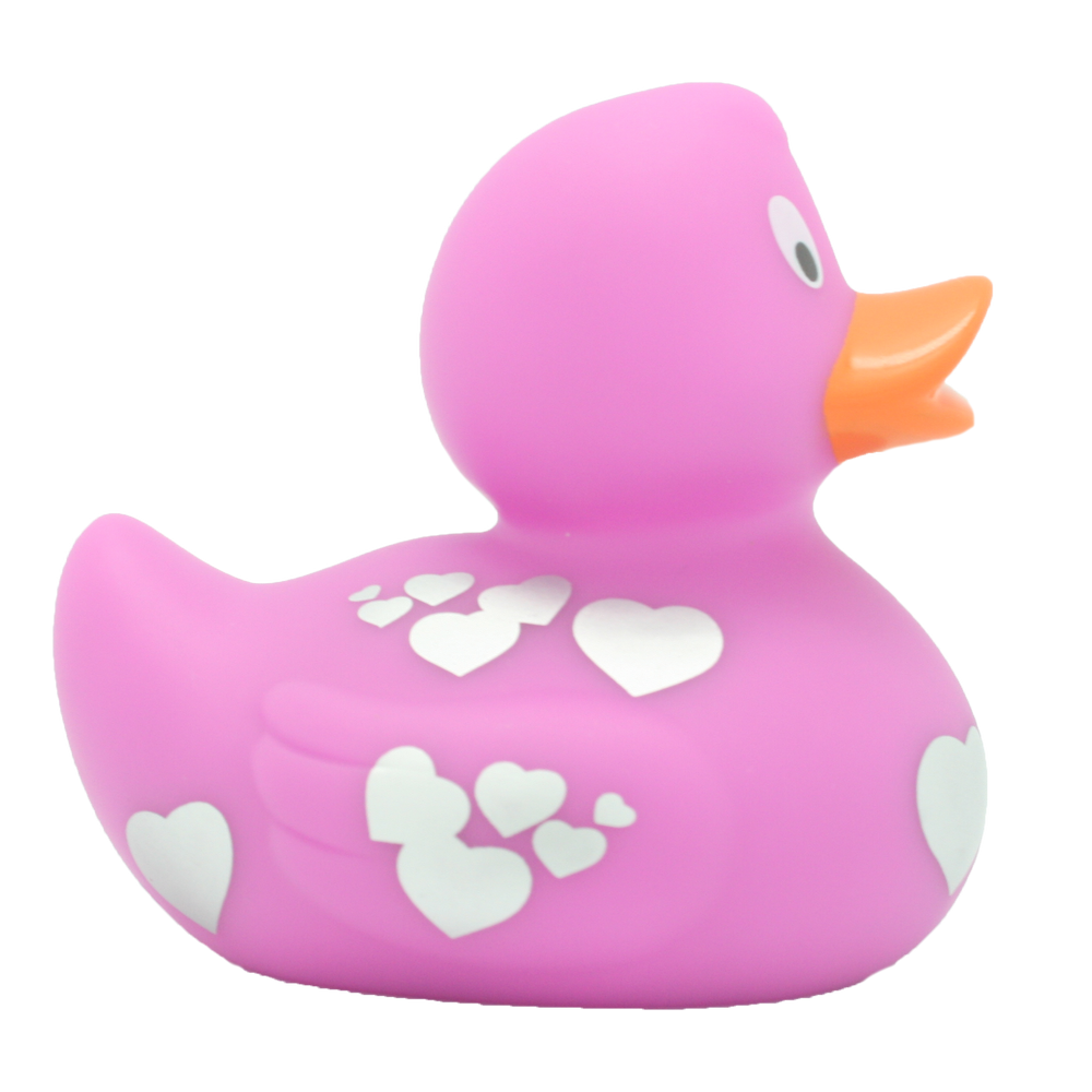 Ente Rose Cœur