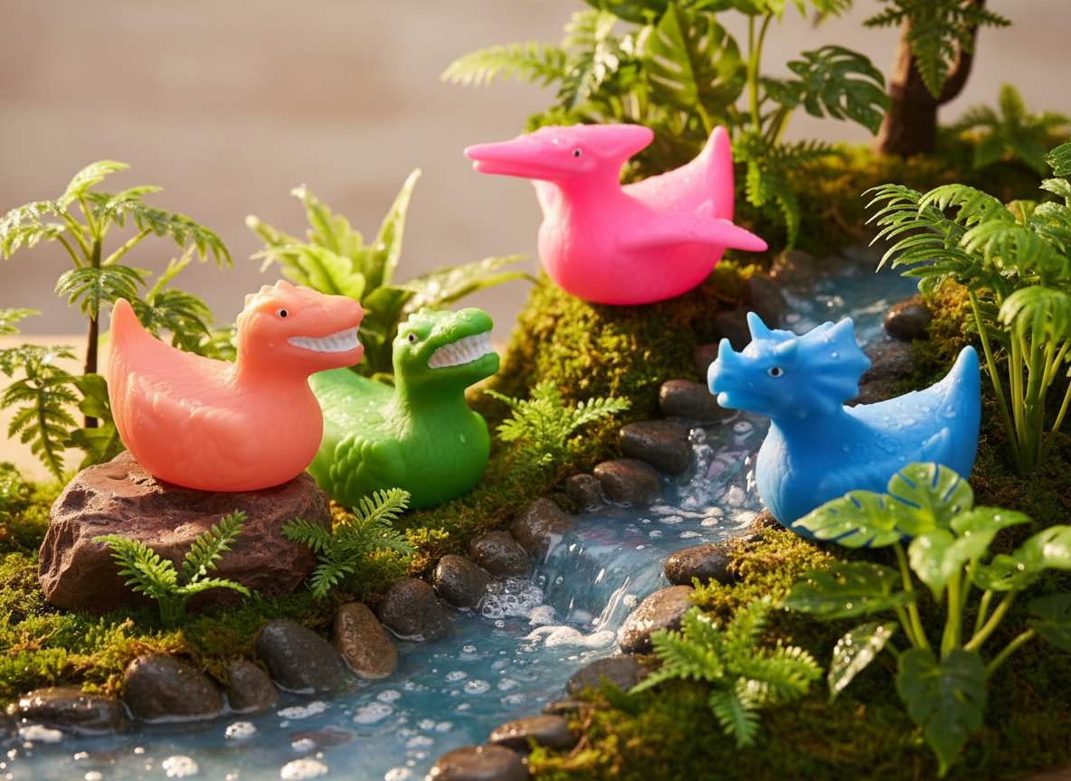 Kleine Enten Dinosaures
