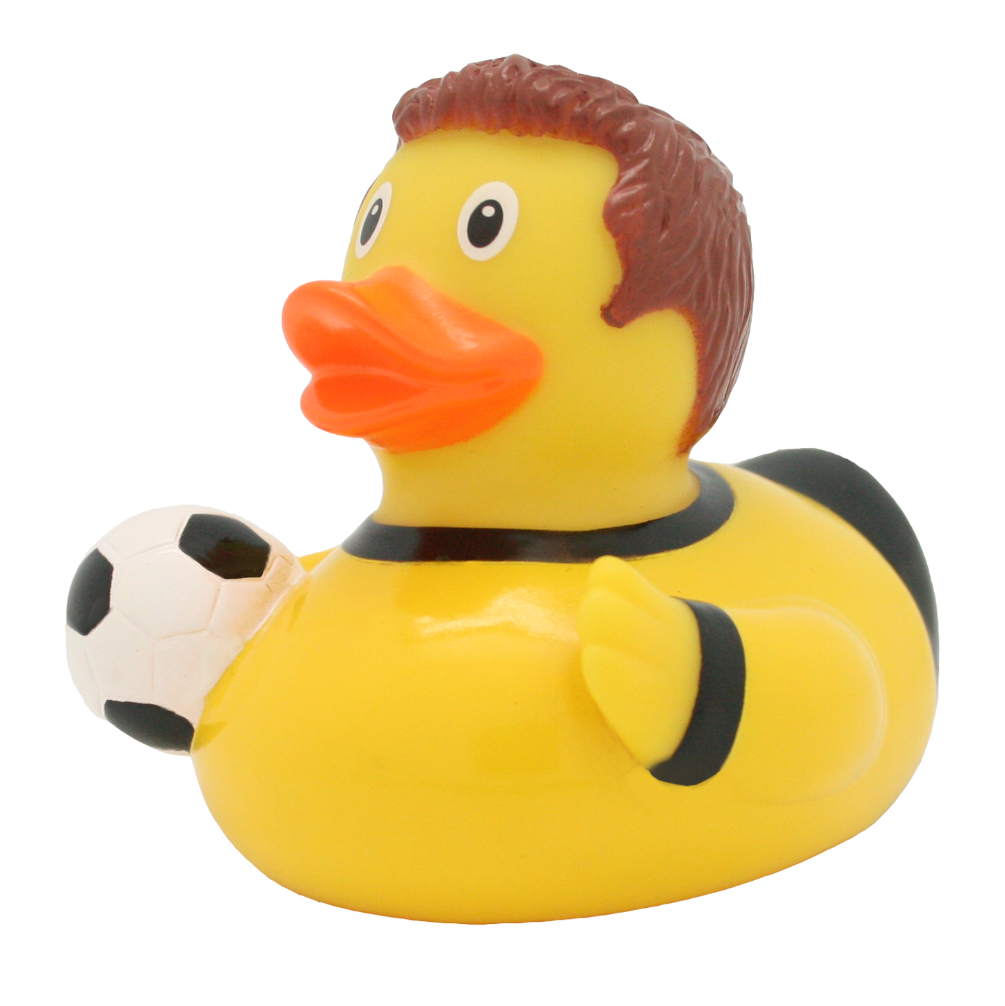 Yellow footballer duck