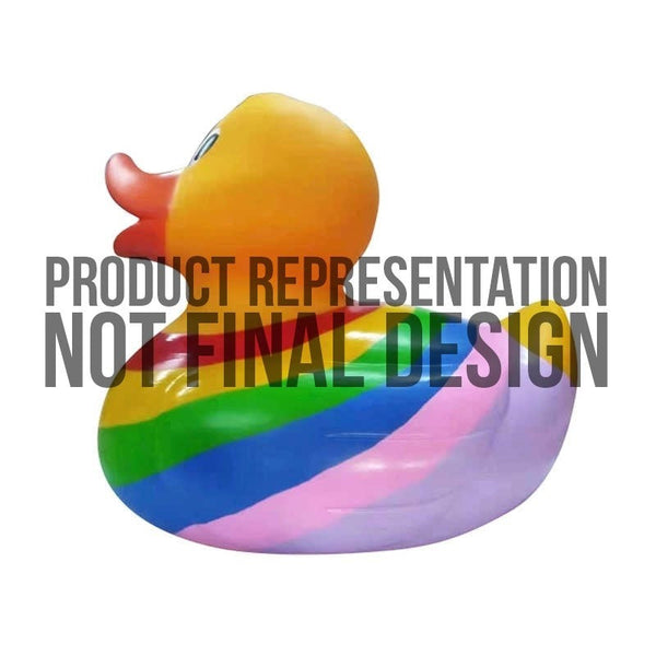 XXL Regenboog Zwembad Eend