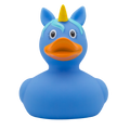 Blue unicorn duck