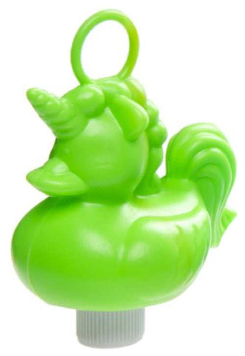 Groene eenhoorn-eend om mee te vissen