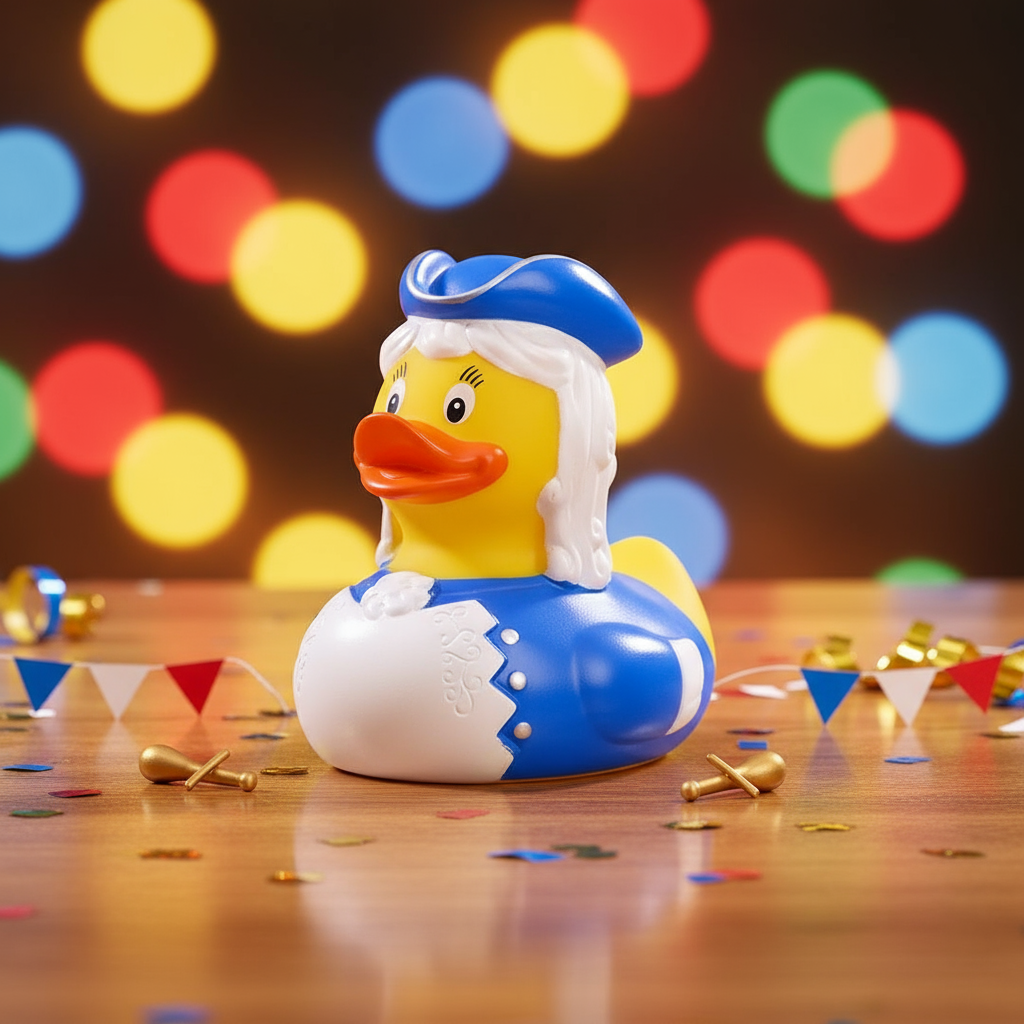 Ente Majorette Blaue