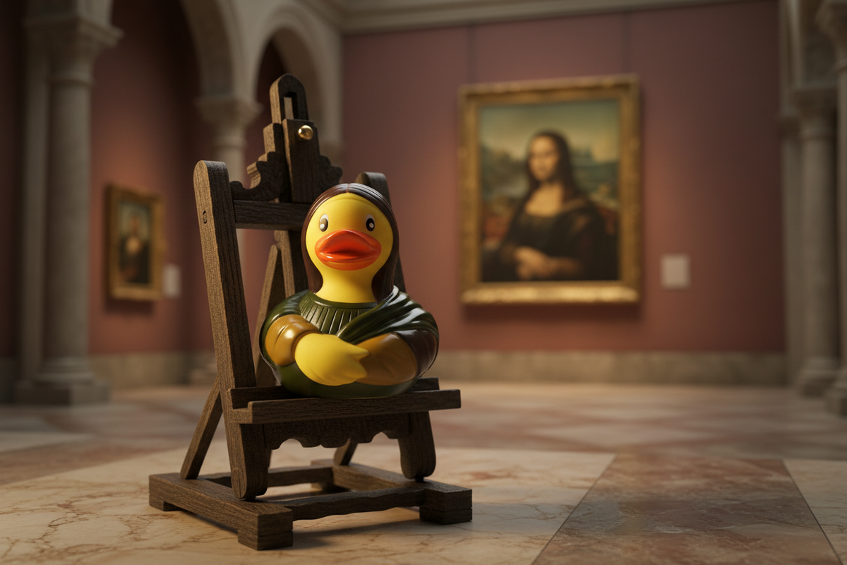 Ente Mona Lisa