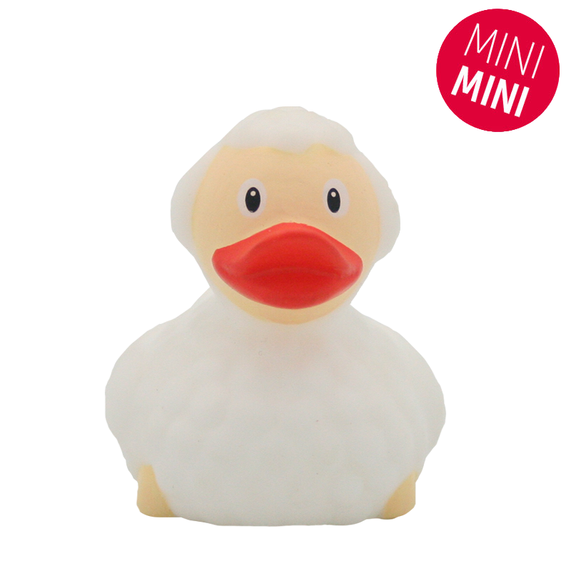 Mini-Ente Mouton Weiß