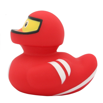 canard pilote de course rouge lilalu