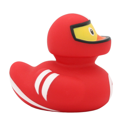canard pilote de course rouge lilalu