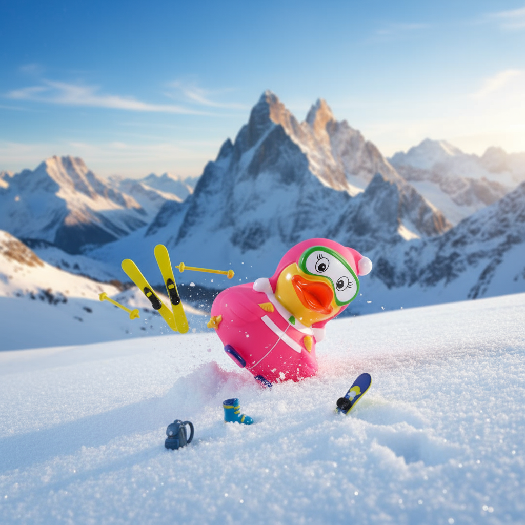 Skiënde eend