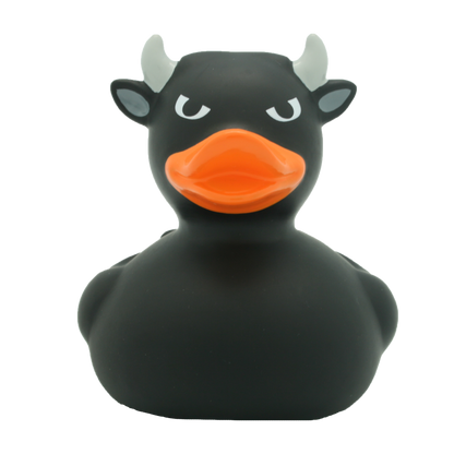 Canard Taureau Noir Lilalu - composant de la crèche