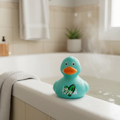 Turquoise Duck "Wees Geliefd"