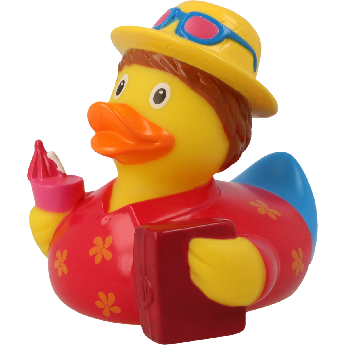 Tourist duck couple