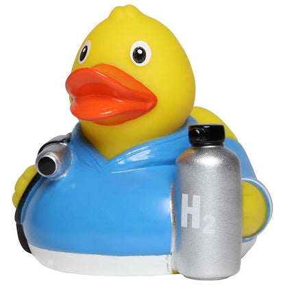 Canard avec bouteille d'hydrogène