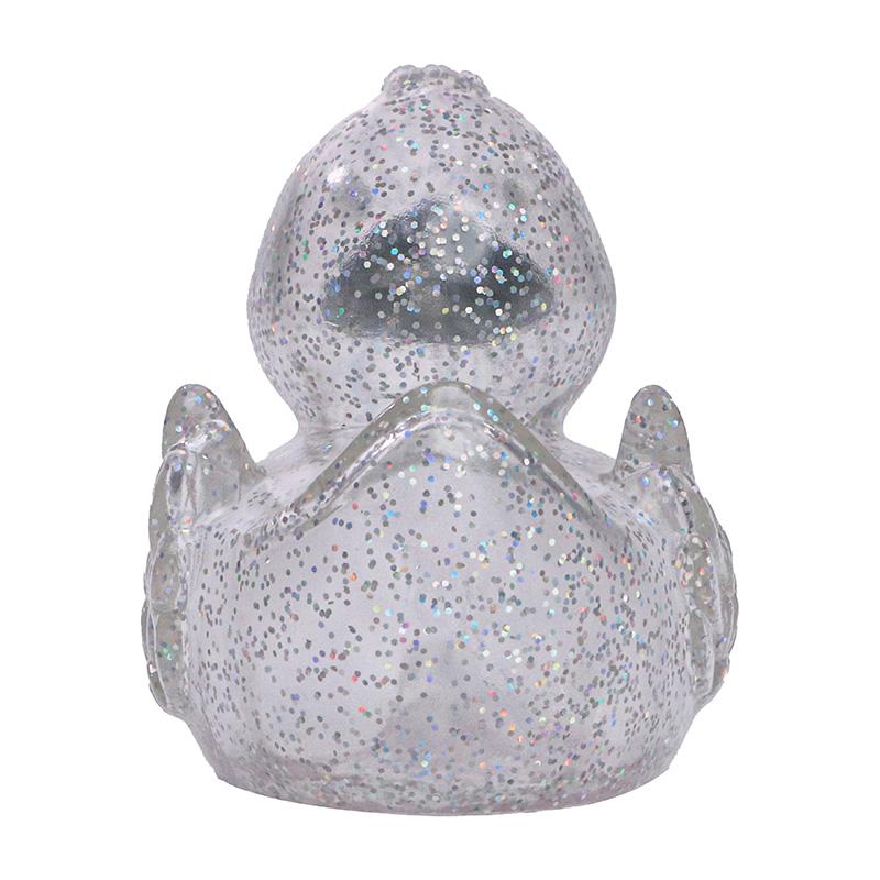 Ente Pailletté Bec Silber