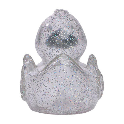 Ente Pailletté Bec Silber