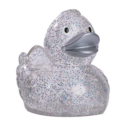 Ente Pailletté Bec Silber