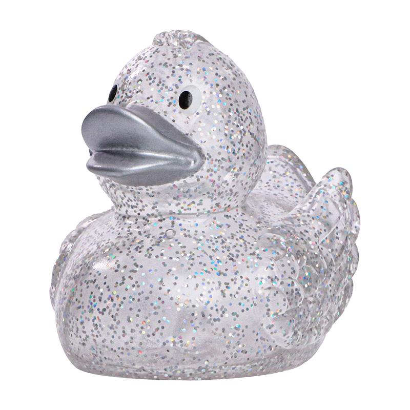 Ente Pailletté Bec Silber