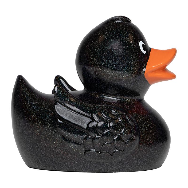 Ente Pailletté Bec Silber