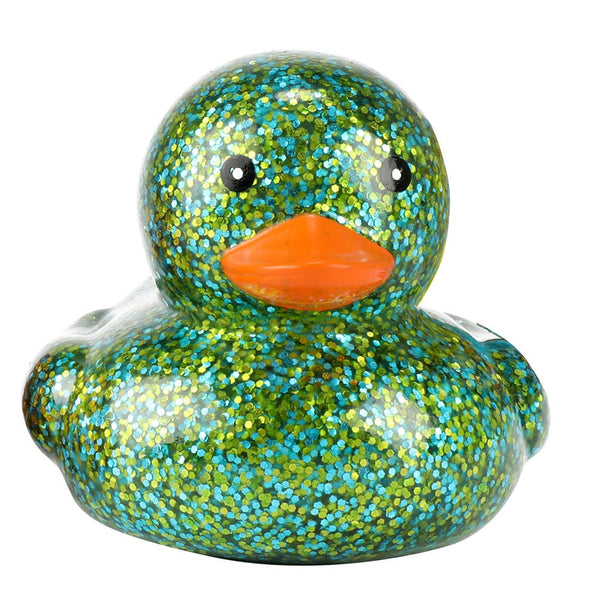 Groene pailletten eend
