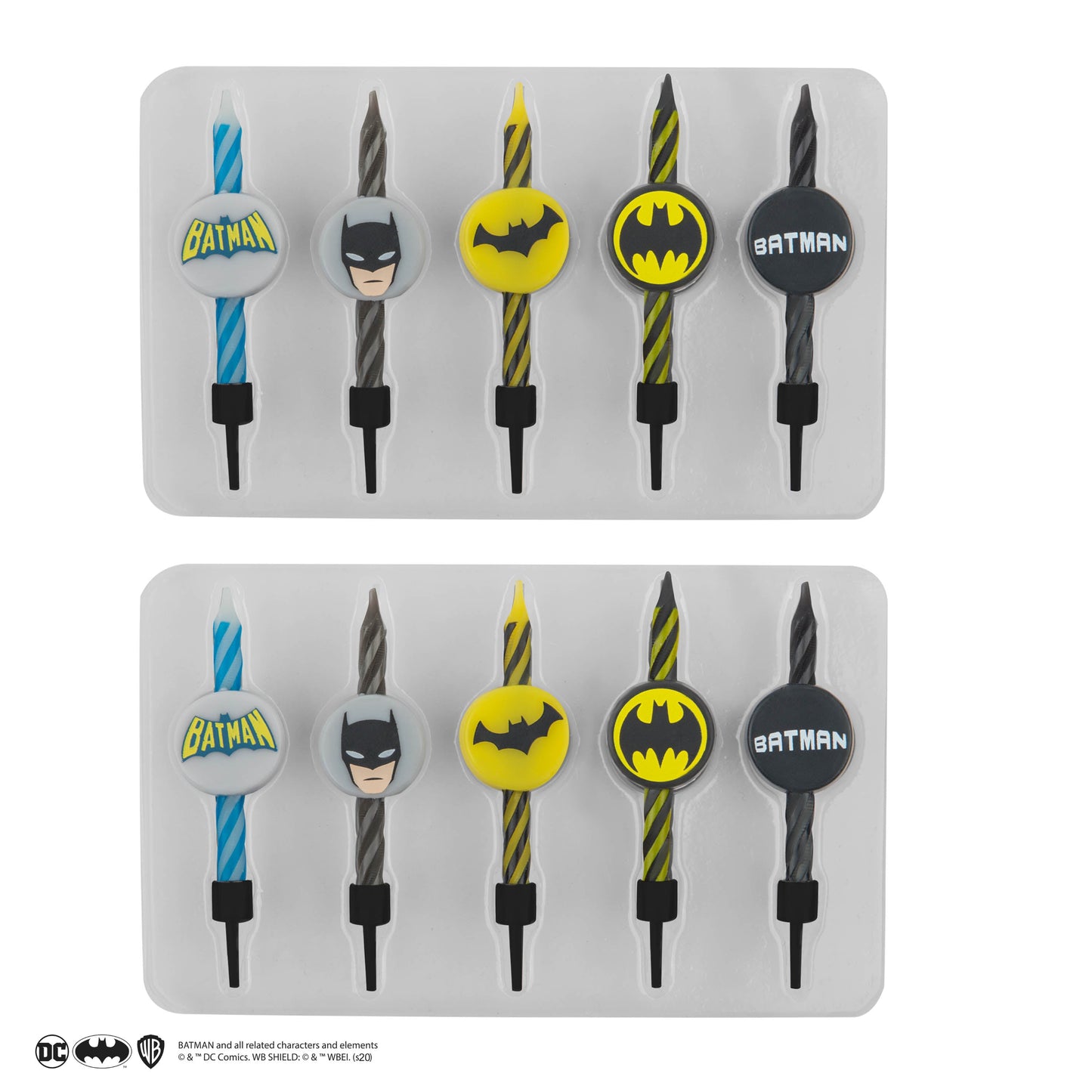 *Bougies d'anniversaire Batman (Set de 10)