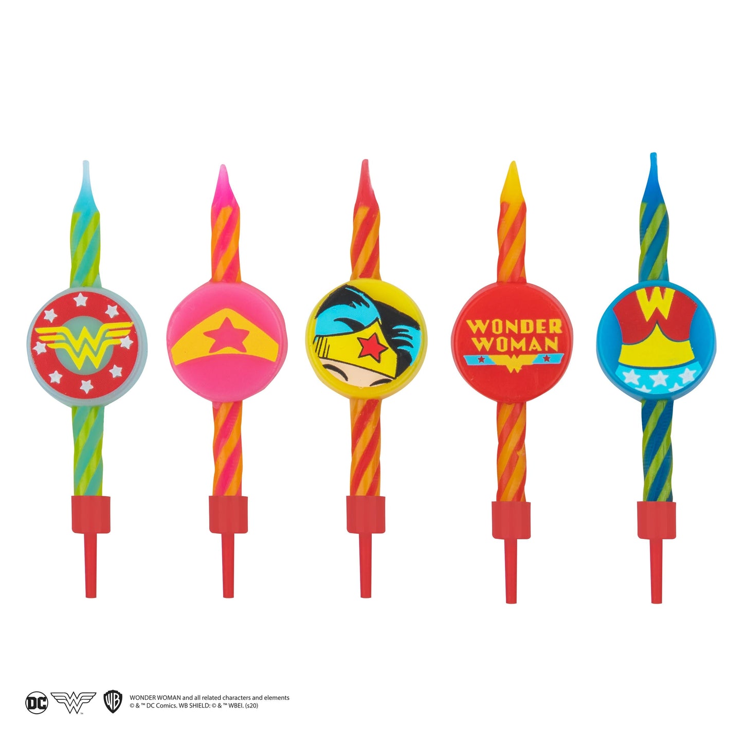 *Wonder Woman Birthday Candles (Set of 10)