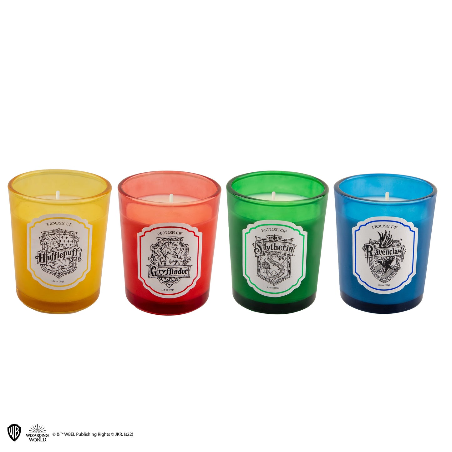 Set of 4 Hogwarts Scented Candles with Charm Bracelet