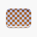 Caramel CHECKER Rectangular Serving Tray - 27x20 cm