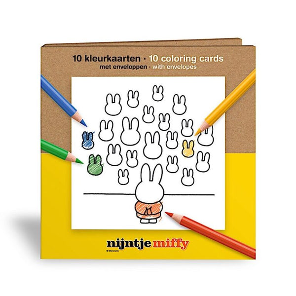 Kleurplaat van Miffy Konijn 