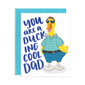 Duck papa greeting card