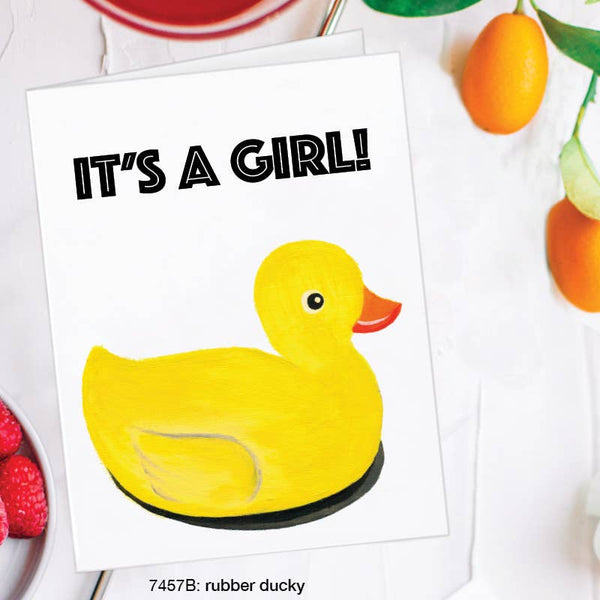 Geboorteaankondiging Duck Girl