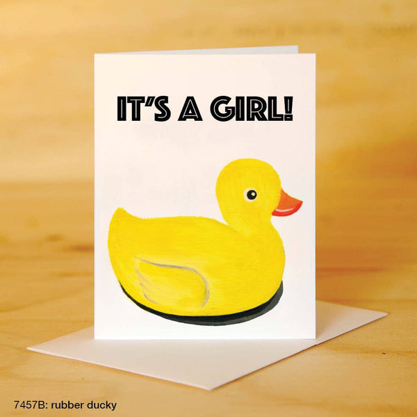 Geboorteaankondiging Duck Girl
