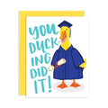 Grußkarte Ente Diplômé