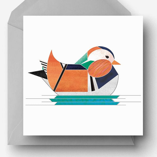 Mandarin Duck Greeting Card