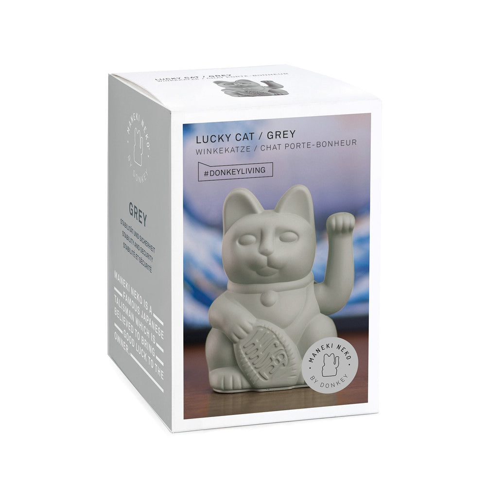 Chat Chanceux Gris