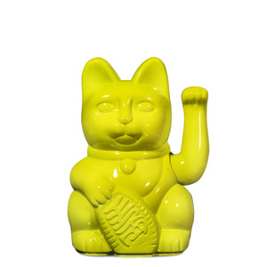 Chat Chanceux Jaune Glossy Miami Nights