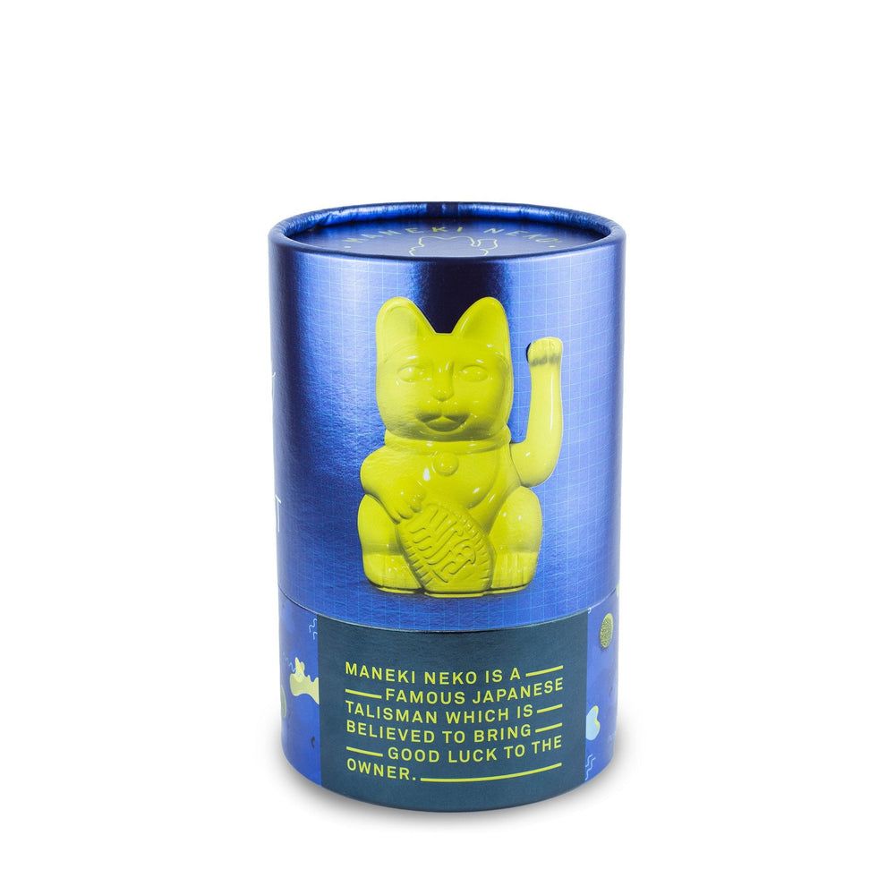 Lucky Cat Yellow Glossy Miami Nights