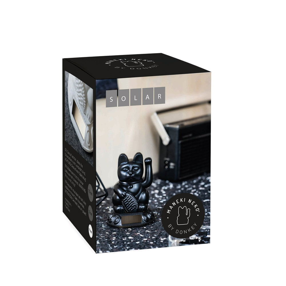 Chat Chanceux Solaire Iconic Noir