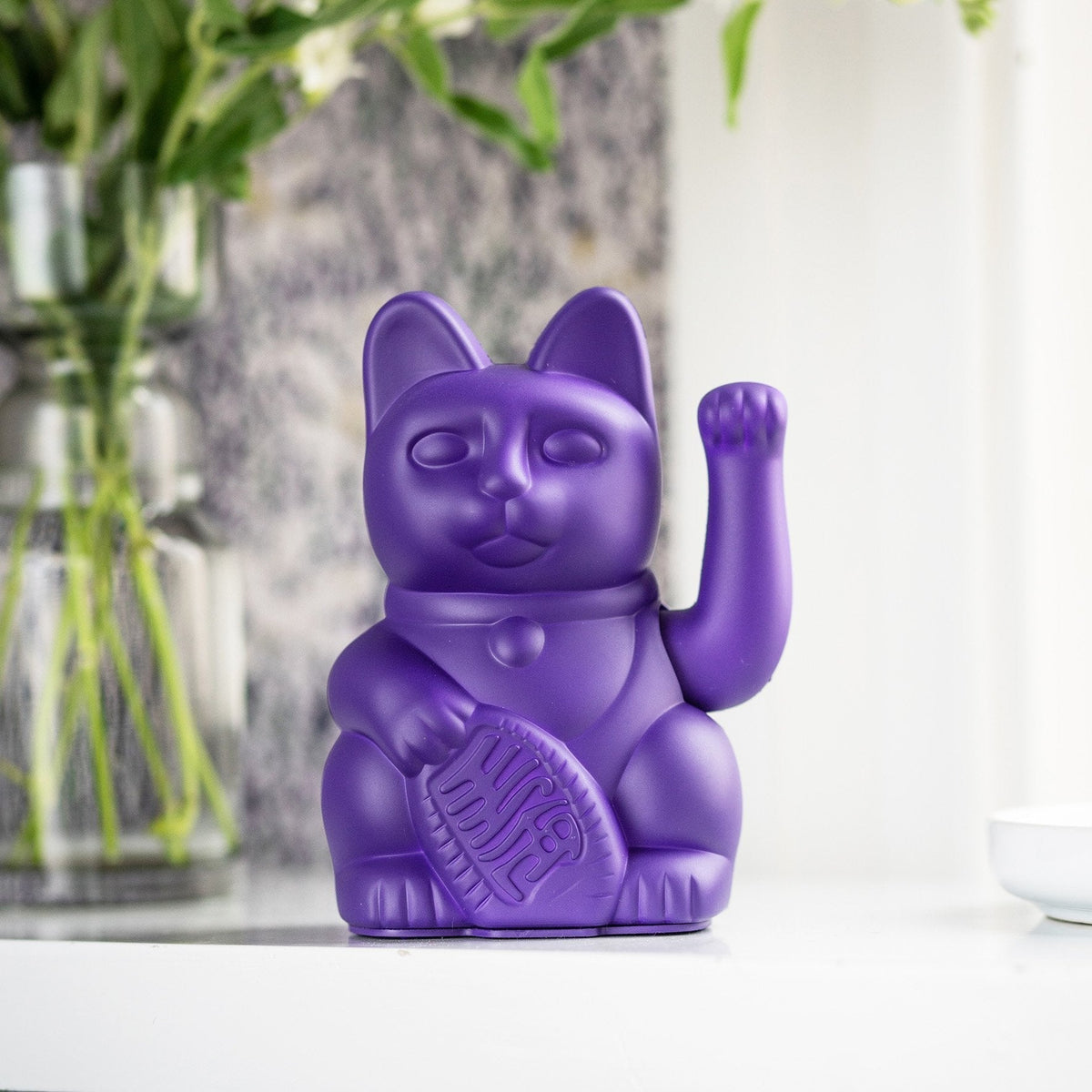Chat Chanceux Violet