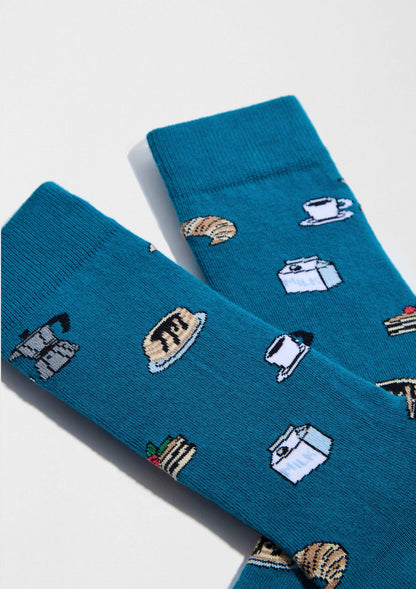 BeSweetBreakfast Violet - 100% Organic Cotton Socks