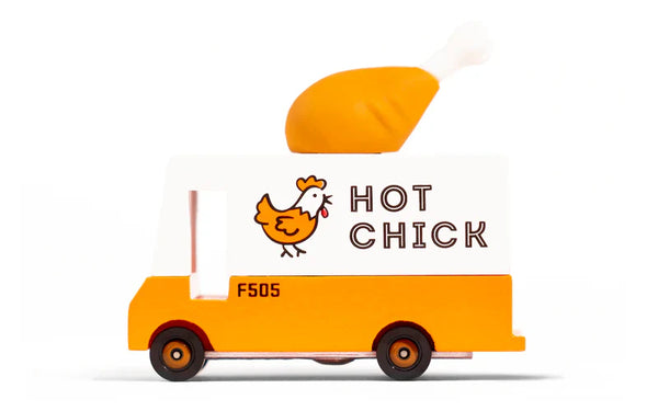 Candycar World Houten Vrachtwagen - Gefrituurde Kipwagen / Hot Chick