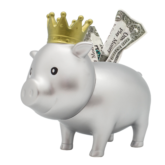 Crown Silver Pig