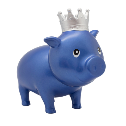 Crown Blue Pig