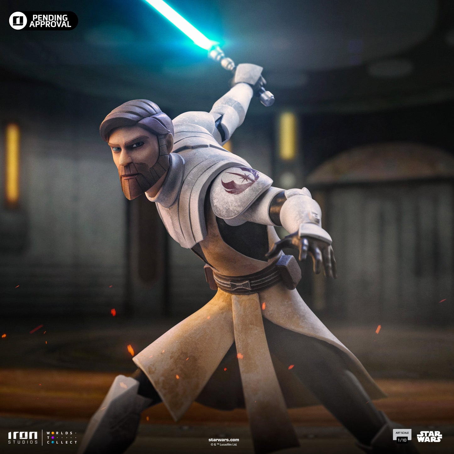 Statue Obi-Wan Kenobi - Star Wars: Clone Wars - Art Scale 1/10
