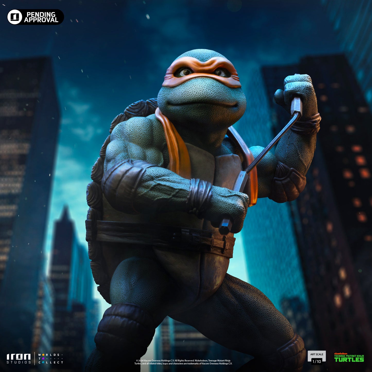 Statue Michelangelo - TMNT Movie - Art Scale 1/10 - Teenage Mutant Ninja Turtles