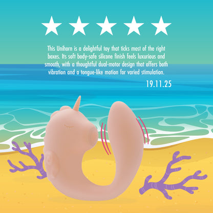 Coral Throb Clitoral & G Spot Vibrator